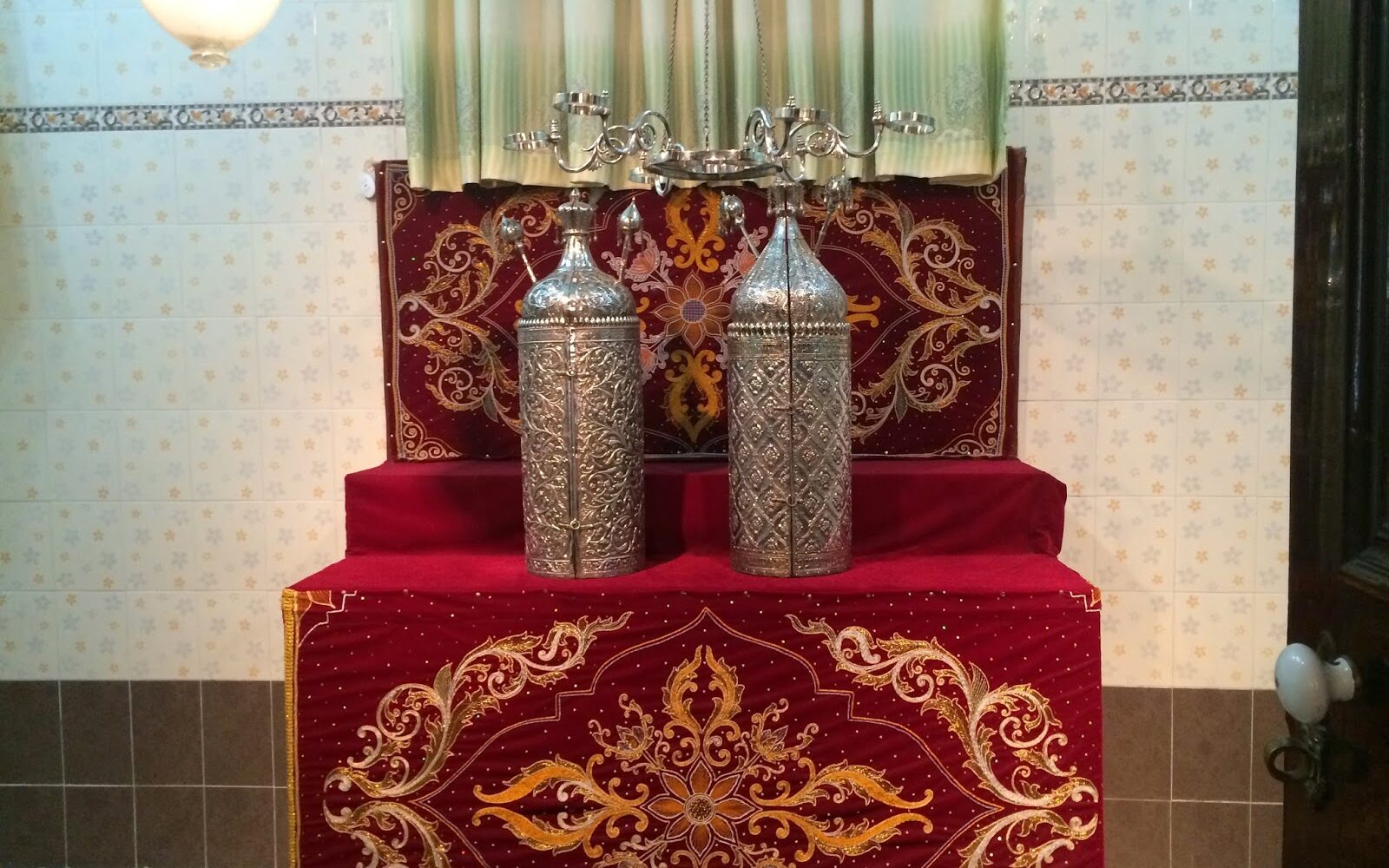 NAT IN THE SYNAGOGUE AT RANGOON, BURMA