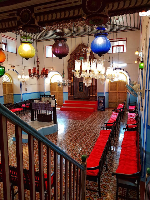 THE BEAUTIFULLY RESTORED KADAVUMBAGAM THE RIVESIDE SYNAGOGUE OF THE MALABARI COCHIN JEWS