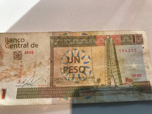 THE INCREDIBLE STORY OF ONE PESO NOTE FROM CUBA