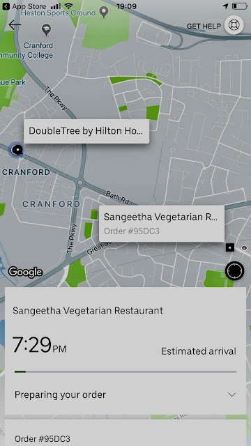 THIS IS LONDON, UBER EATS DELIVERS MASALA DOSA