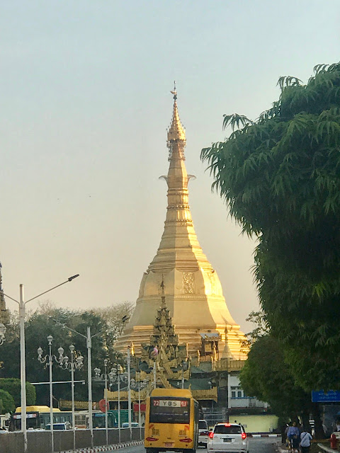 Sule Shangri-la Hotel in Yangon, Myanmar