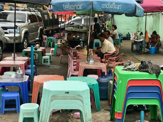 WALKING ALONG WITH MEMORIES IN THE LANES OF DOWNTOWN RANGOON/YANGON