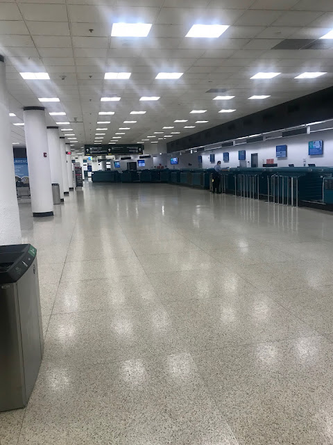 VISIT TO A GHOST TOWN. MIAMI INTERNATIONAL AIRPORT