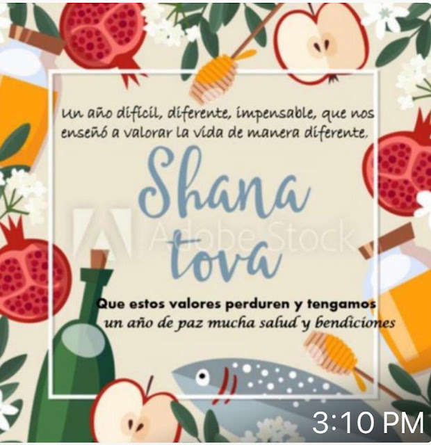 HAPPY JEWISH NEW YEAR. SHANAH TOVAH 5781