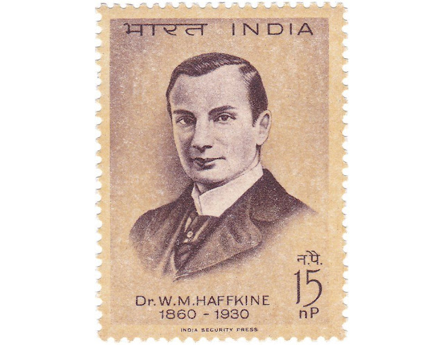WHO WAS WALDEMAR HUFFKINE? BACTERIOLOGISTS, INDIANS INTERESTED IN MEDICAL HISTORY AND JEWS AND SOME PHILATELISTS REMEMBER HIM