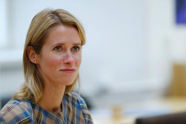 ESTONIA HAS A NEW WOMAN PRIME MINISTER..