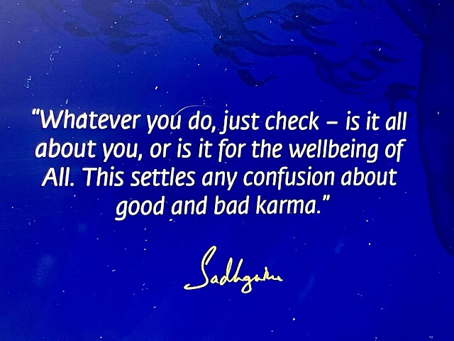 BE PART OF THE WELLBEING OF OTHERS, GOOD KARMA